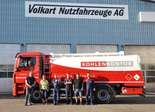 Volkart Nutzfahrzeuge Tankwagen Tankfahrzeug Schweiz Service